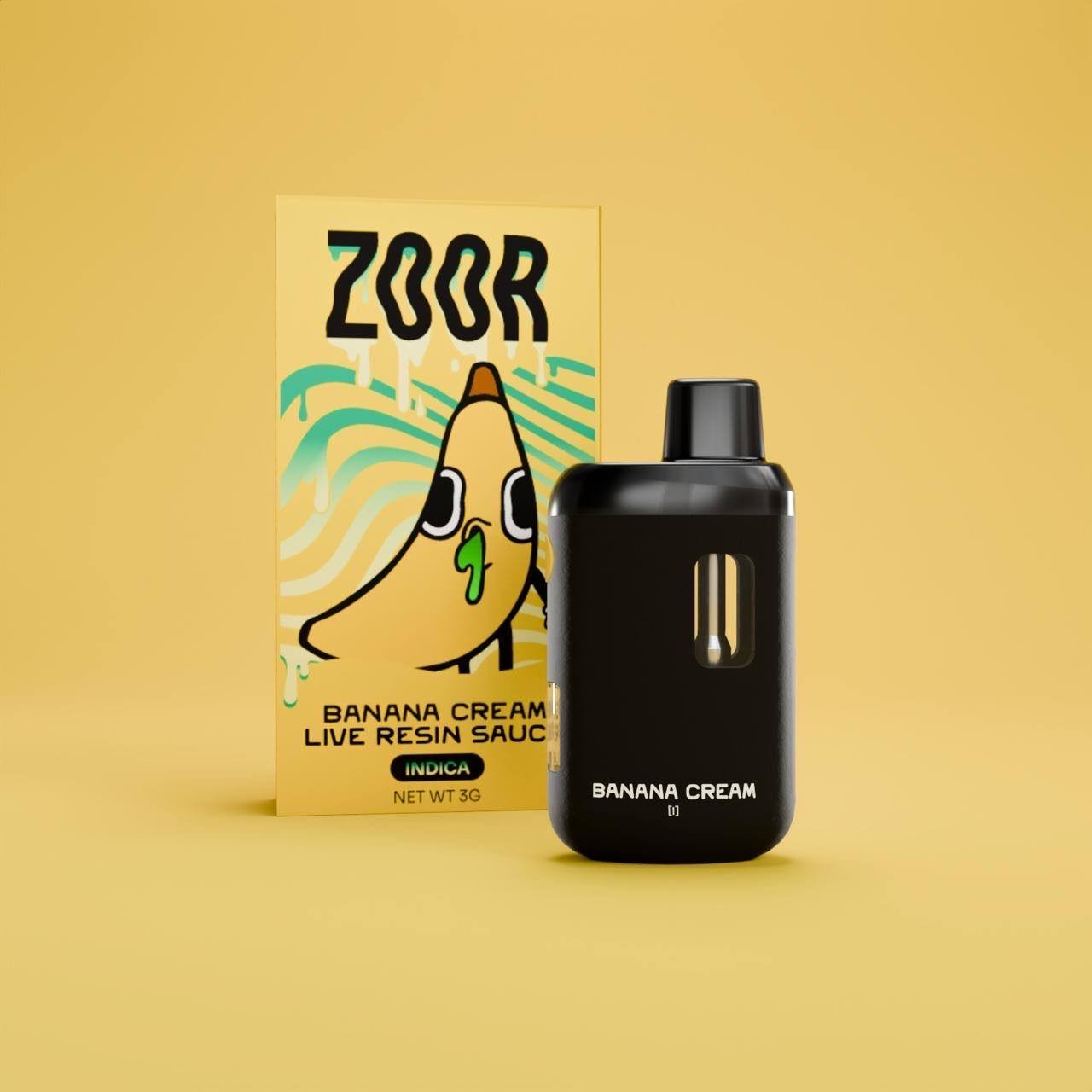 ZOOR Disposable Banana Cream